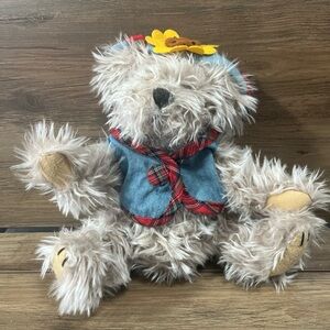 Brass Button Bears BLOSSOM BEAR Plush Stuffed Animal Vintage 1996